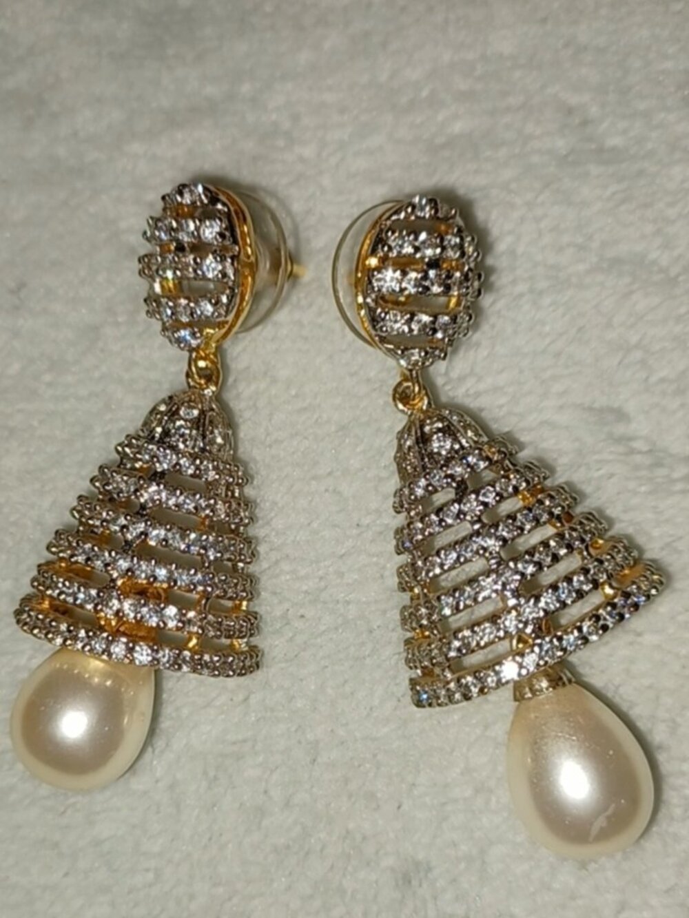 Rhinestone Dangle Earrings